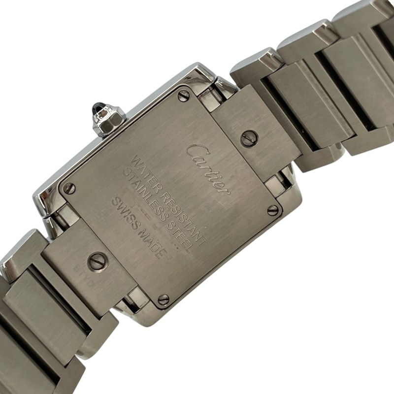 Cartier Tank Française SM W4TA0008 - Exquisite White Quartz Watch