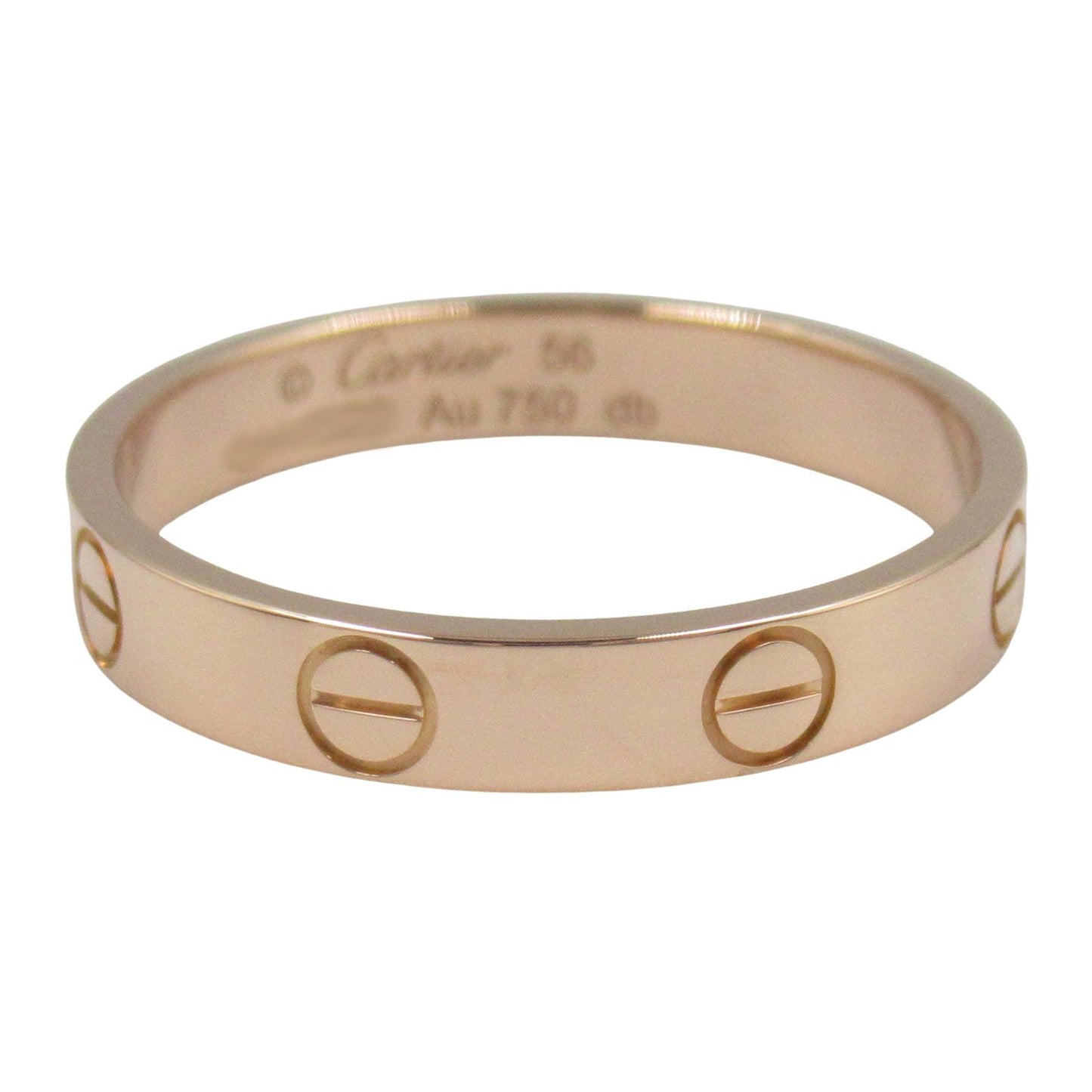 Cartier Mini Love Ring in 18K Pink Gold - Timeless Elegance