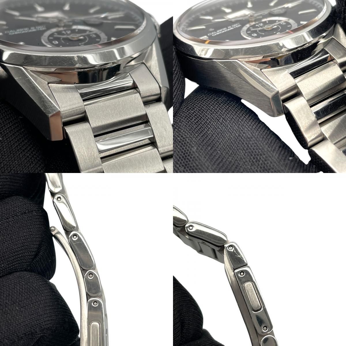 TAG Heuer Carrera Grand Date GMT WAR5010.BA0723 - Black Stainless Steel