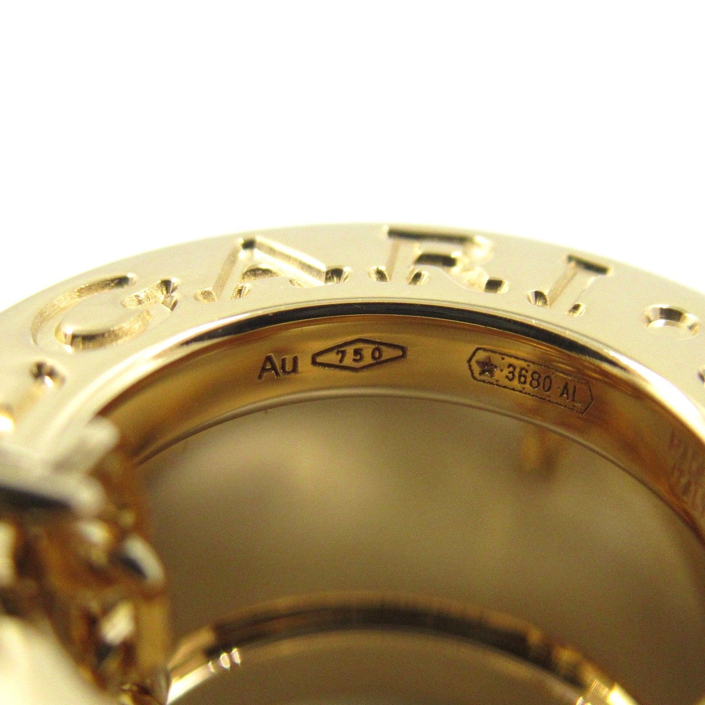 BVLGARI B-zero1 Rock Necklace with Diamonds in 18K Yellow Gold