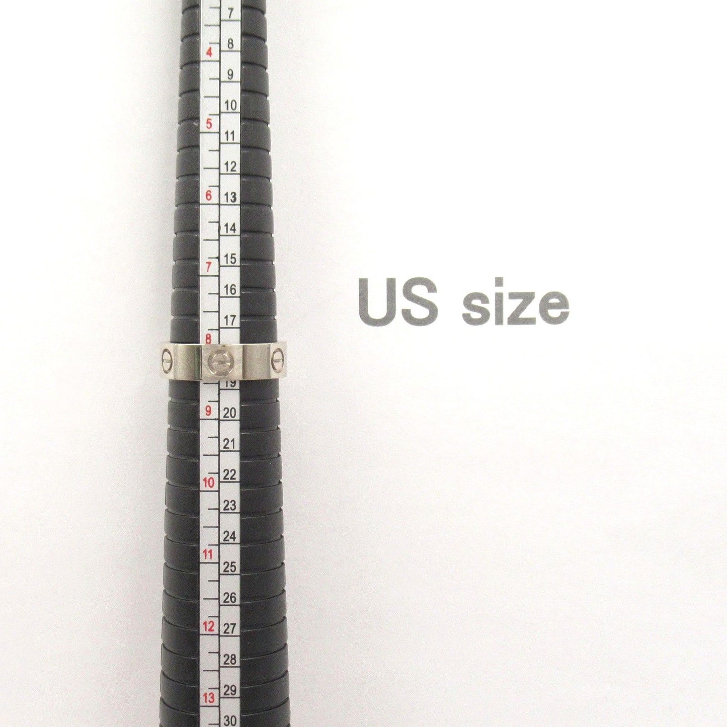 Cartier Love Ring in K18 White Gold - Timeless Elegance