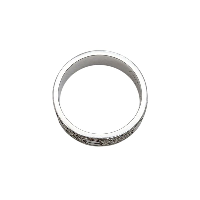 Cartier Love Ring in K18 White Gold - Timeless Elegance