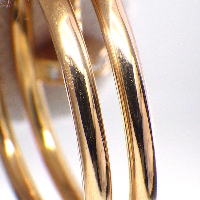 Cartier Juste un Clou Ring with Diamonds in 18K Pink Gold