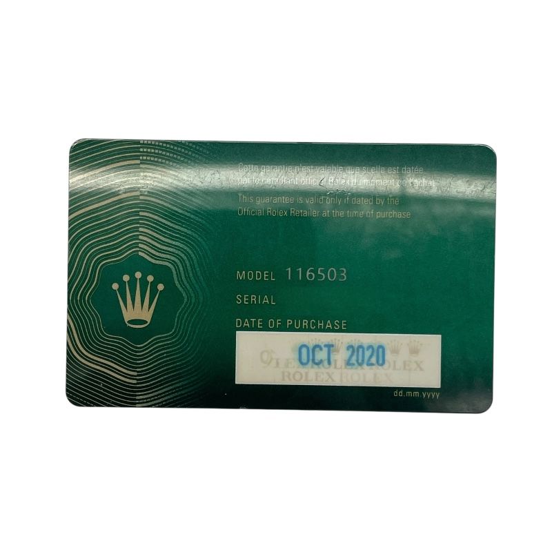 Rolex Daytona White Shell 116503NG - K18YG/SS Men's Watch