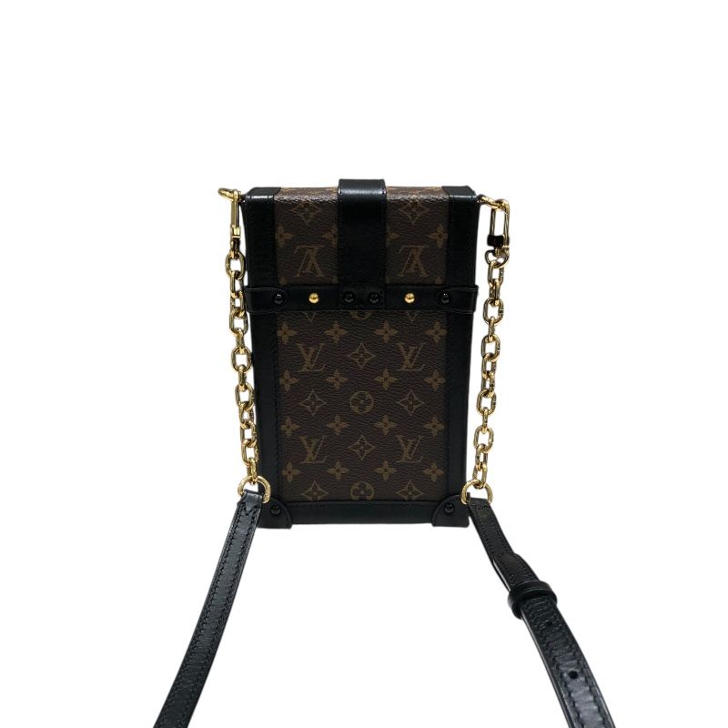 Louis Vuitton Pochette Trunk Vertical M63913 - Brown with Gold Hardware