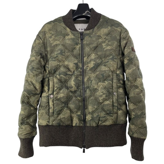 TATRAS Camouflage Down Blouson in Khaki - Exclusive Men's Outerwear