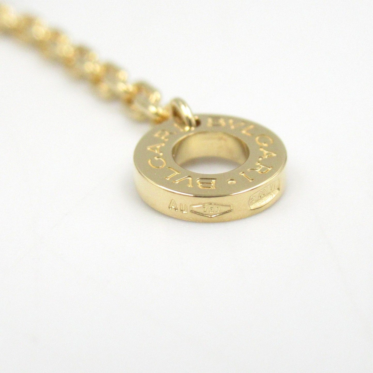 BVLGARI B-zero1 Rock Necklace with Diamonds in 18K Yellow Gold