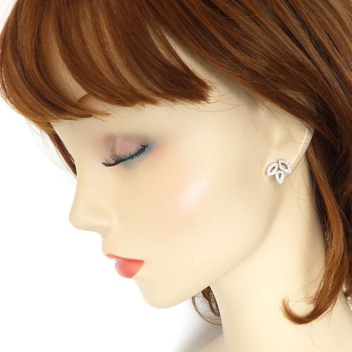 HARRY WINSTON Lily Cluster Mini Diamond Earrings - 0.37ct