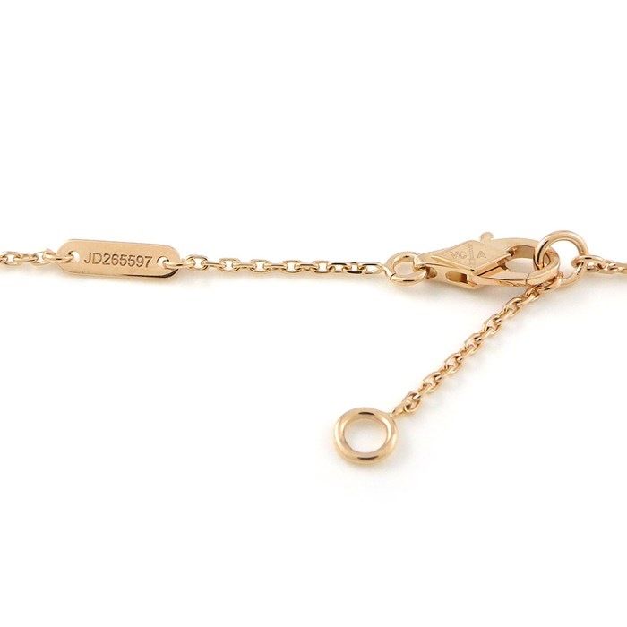 Van Cleef & Arpels Sweet Alhambra Necklace in K18 Pink Gold