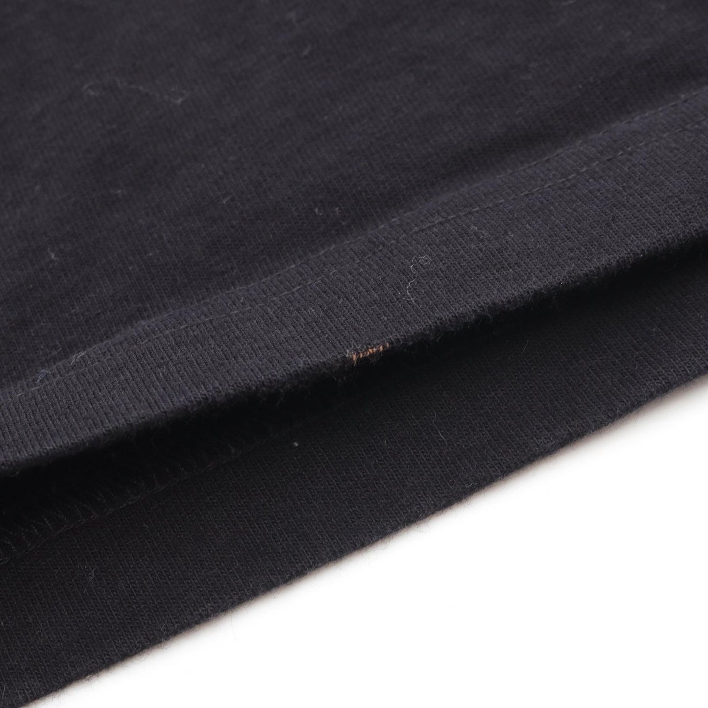 BALENCIAGA Black Cotton Logo Embroidered T-Shirt - Size S