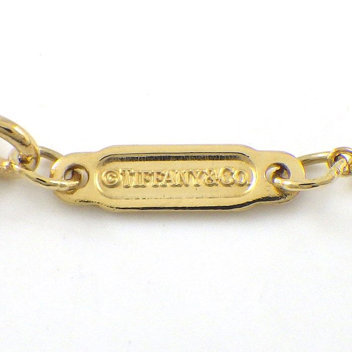 Tiffany & Co. T Smile Large Necklace in K18 Yellow Gold