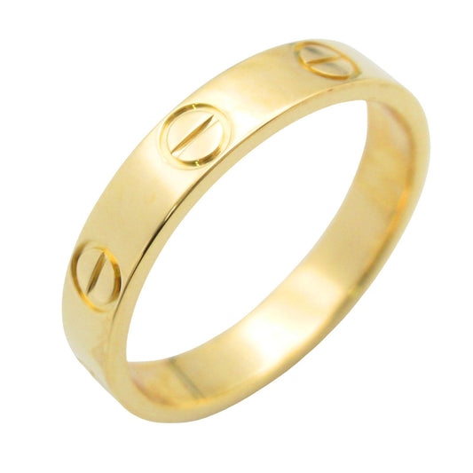 CARTIER Mini Love Ring in K18 Yellow Gold - Timeless Elegance