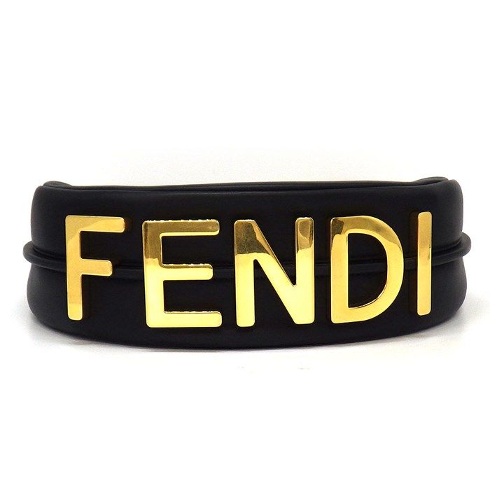 Fendi Graffiti Small Shoulder Bag - Black Calfskin Elegance