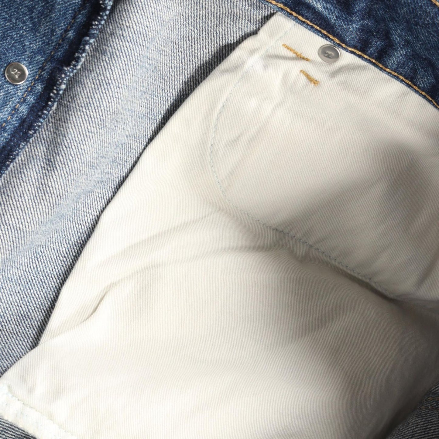 CELINE Blue Cotton Denim Pants - Timeless Elegance