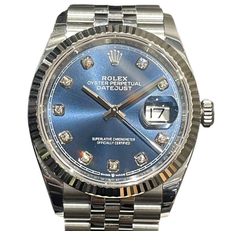 Rolex Datejust 36 Random Serial 126234G - Blue Dial - Men's Watch