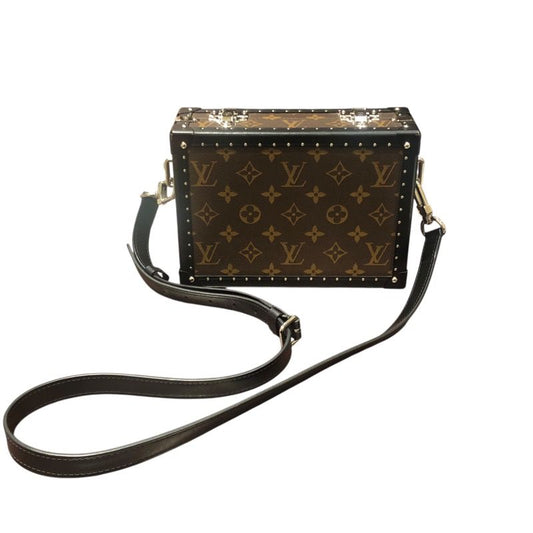 Louis Vuitton Monogram Macassar Clutch Box M20252 - Brown/Silver