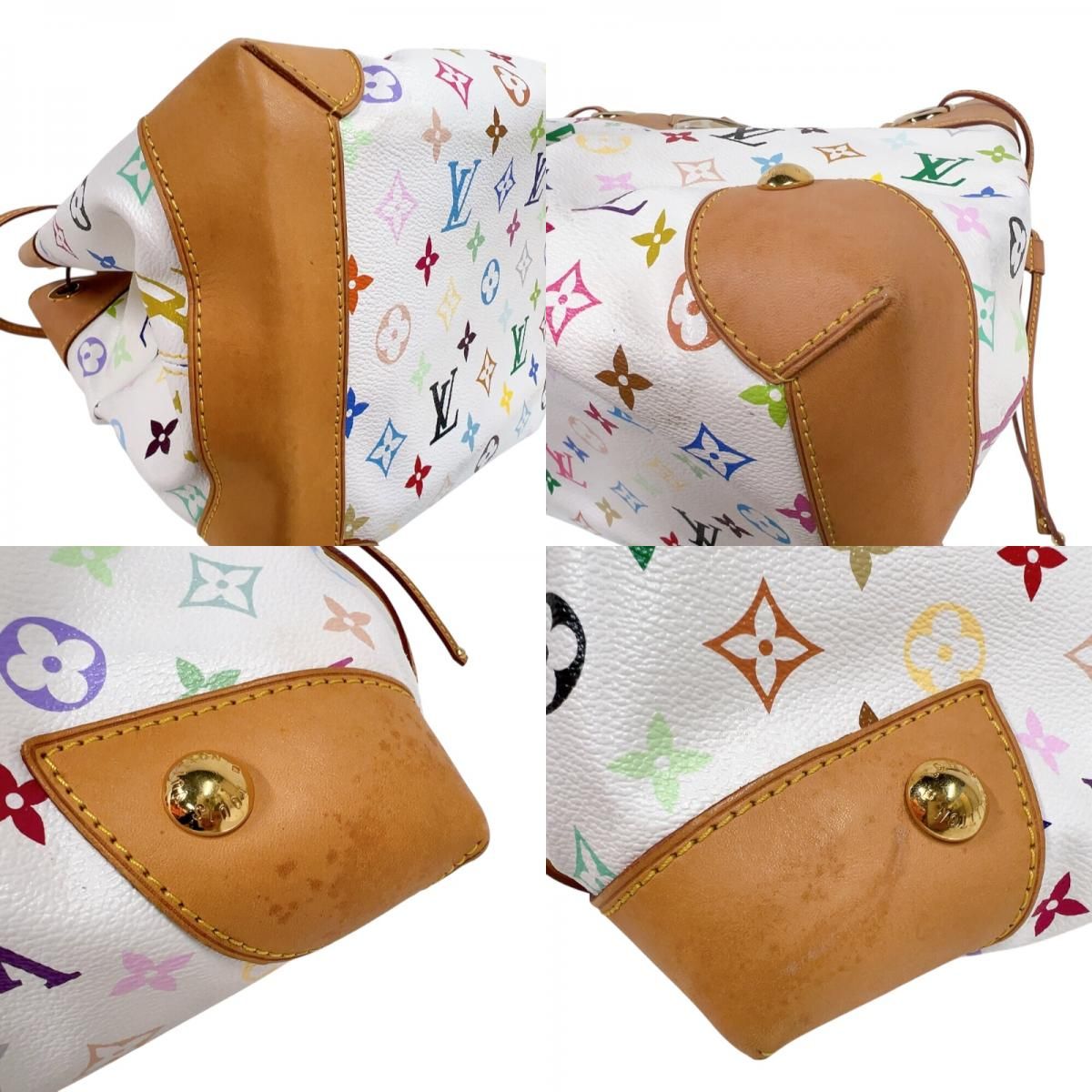 Louis Vuitton Ursula M40123 Monogram Multicolor Handbag - Gold Hardware