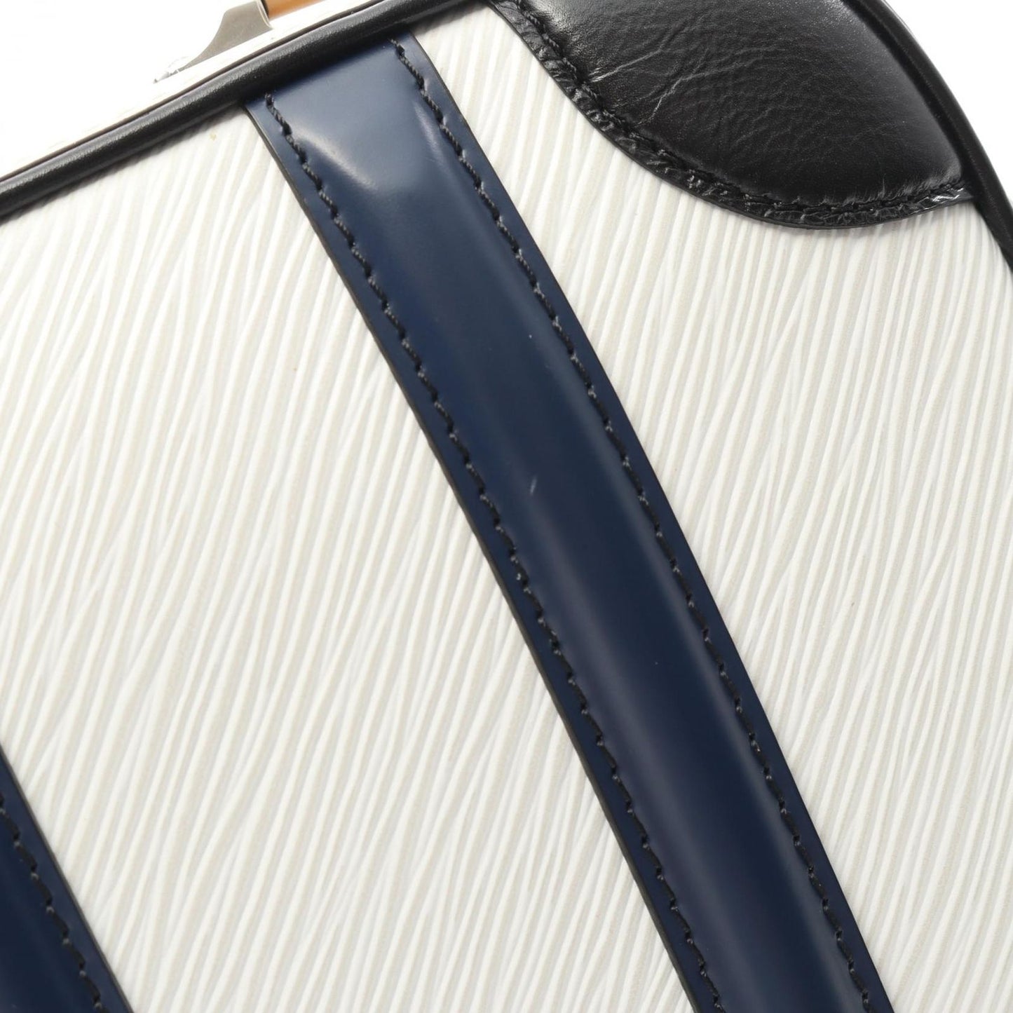 Louis Vuitton Valizette BB Epi Handbag - Exquisite White Leather