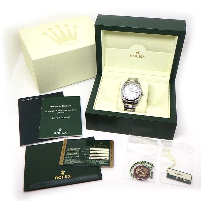 Rolex Datejust 116200 White Dial with Roman Numerals - Exceptional Condition