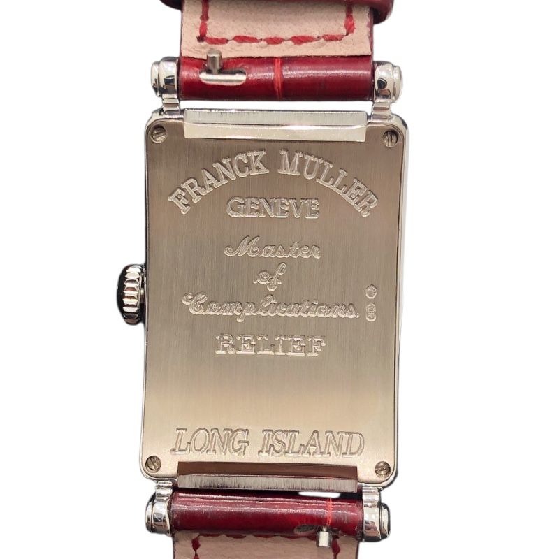 FRANCK MULLER Long Island 902QZDCD1R K18WG Silver Ladies Watch