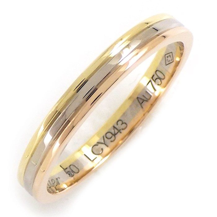 Cartier Vendôme Trinity Wedding Ring in Three Colors - K18 Gold