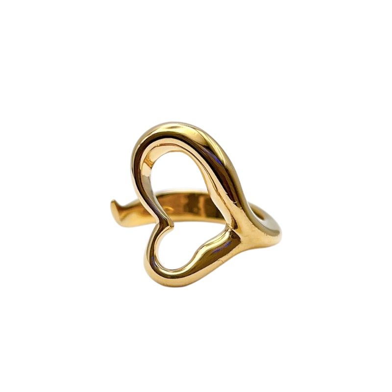 Tiffany & Co. Open Heart Ring in 18K Yellow Gold - Timeless Elegance