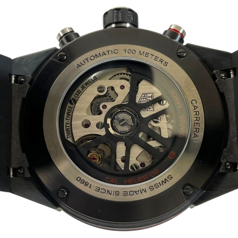 TAG Heuer Carrera Caliber 02 Chronograph - Carbon Automatic Watch