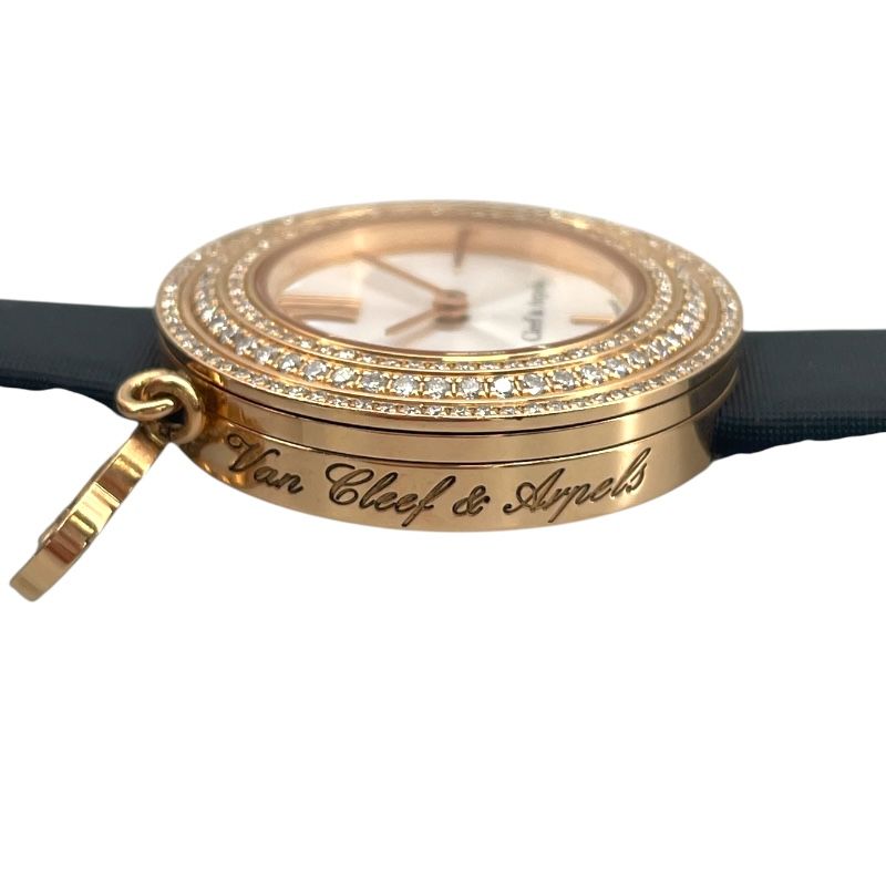 Van Cleef & Arpels Charm Mini VCARO29700 K18PG Quartz Watch
