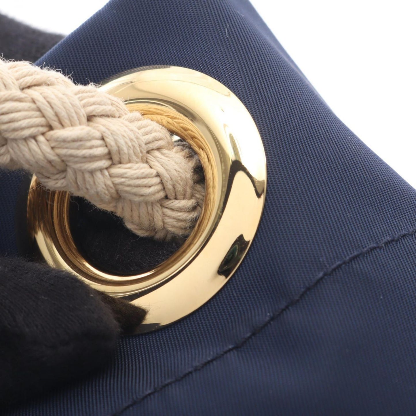 PRADA Re-Nylon TESSUTO ROPE Marina Small Bucket Bag - Navy