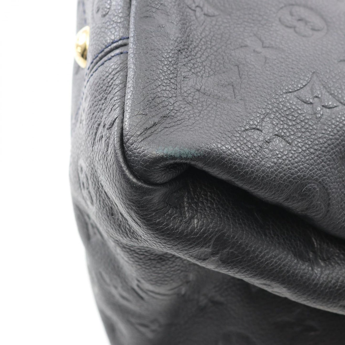 Louis Vuitton Artsy MM Shoulder Bag in Navy Monogram Empreinte Leather