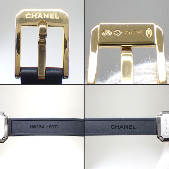 CHANEL Première Ribbon H6125 Black Dial Titanium & K18YG Watch