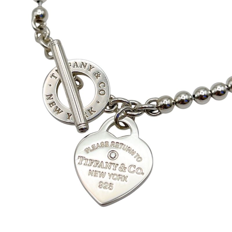 Tiffany & Co. Return to Heart Wrap Beads Bracelet in Silver