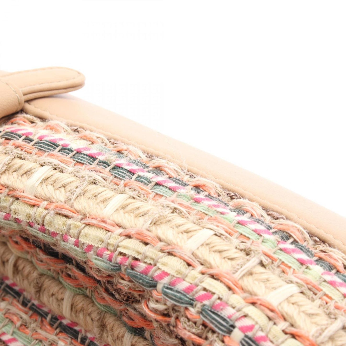 CHANEL Matelassé Coco Mark Backpack in Beige Lambskin