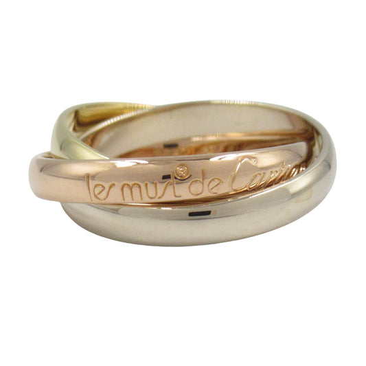 Cartier Trinity Ring in K18 Yellow, White & Pink Gold - Unisex