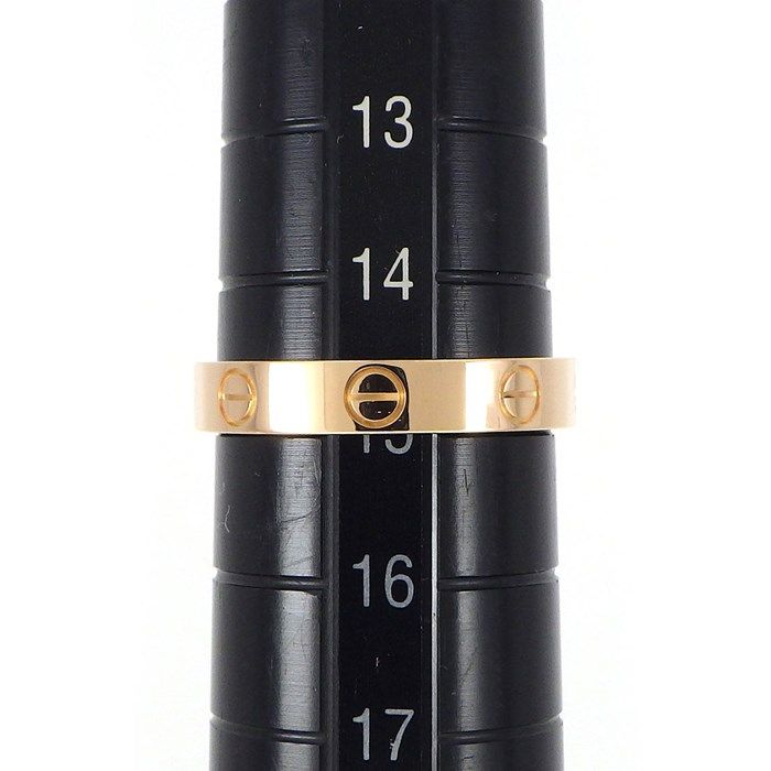 Cartier Love Ring Small Model K18 Pink Gold - Size 15