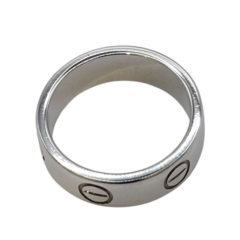Cartier Love Ring in K18 White Gold - Timeless Elegance