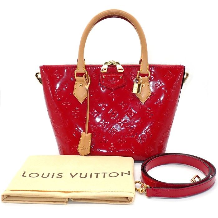 Louis Vuitton Montbello PM Handbag in Cherry Vernis - 2014 Edition
