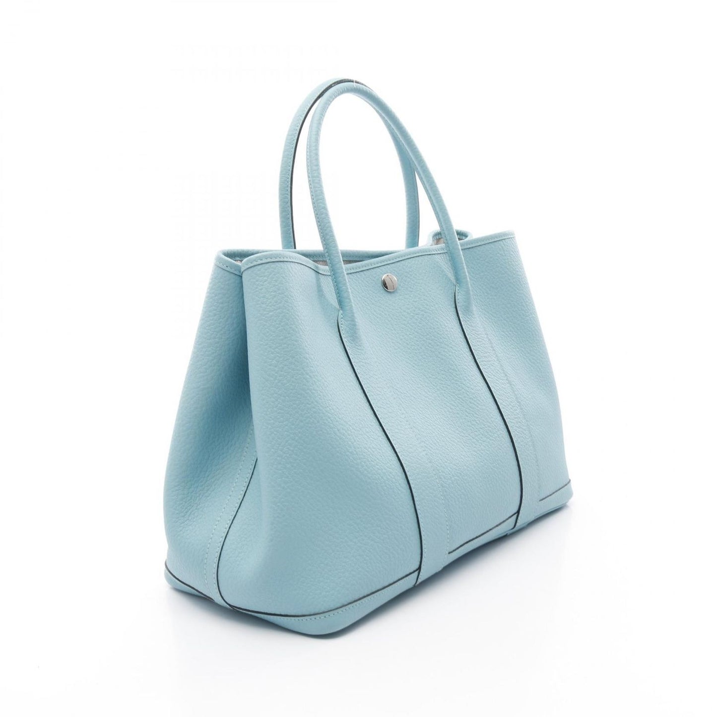 HERMES Garden Party PM Tote Bag in Blue Atoll - Exquisite Craftsmanship