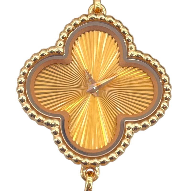 Van Cleef & Arpels Sweet Alhambra K18PG Gold Quartz Ladies Watch