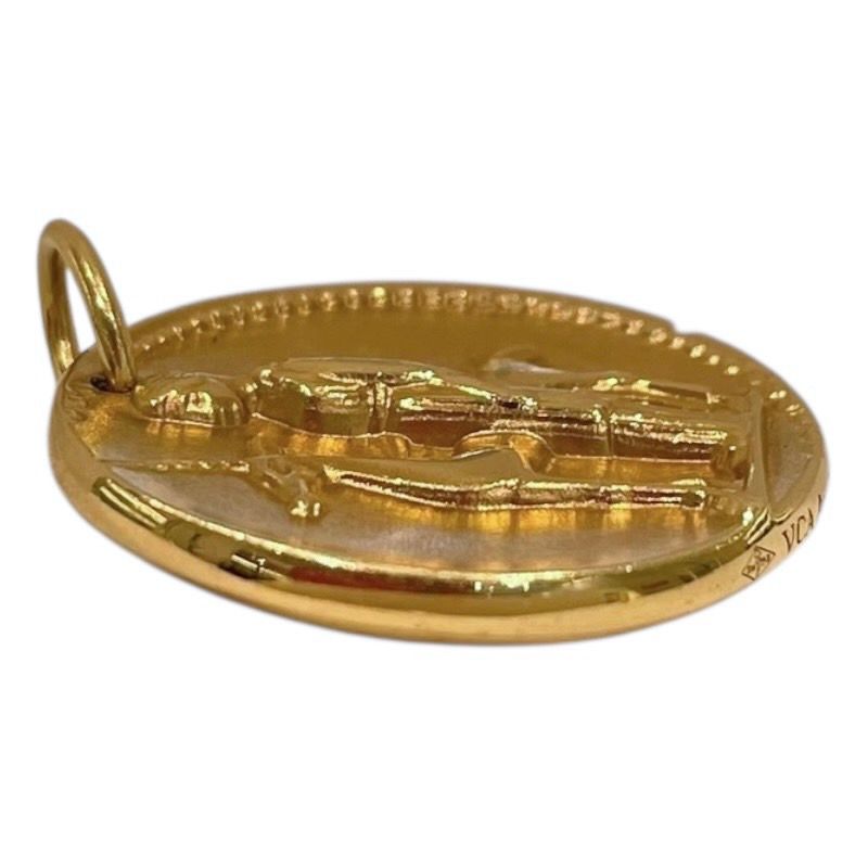 Van Cleef & Arpels Zodiac Medal Virgo Au750 Gold Jewelry
