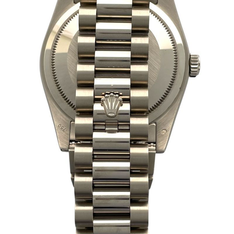 ROLEX Day-Date 36 118239A Blue Shell K18WG Automatic Watch