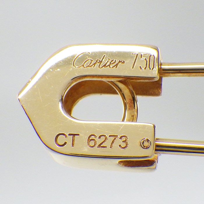Cartier Entrelacés C2 2C K18YG Brooch - Exquisite Craftsmanship