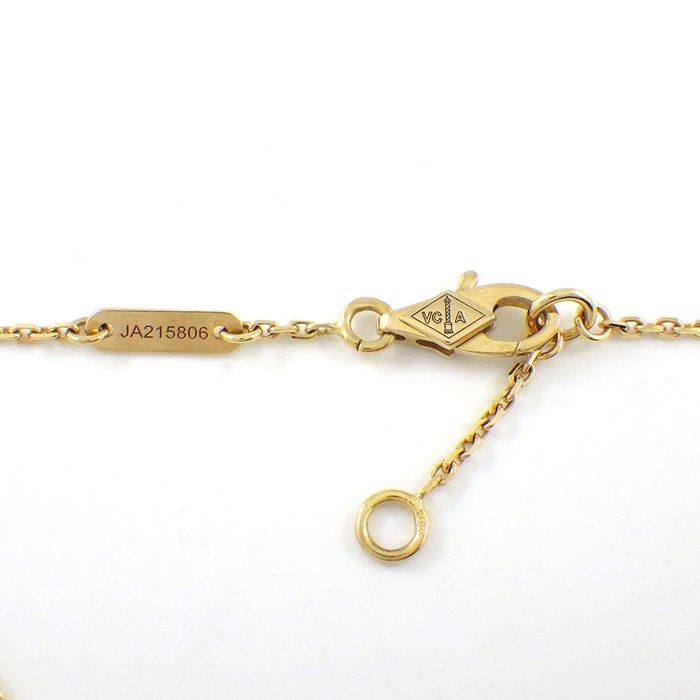 Van Cleef & Arpels Frivole Mini Bracelet with Diamonds in 18K Yellow Gold