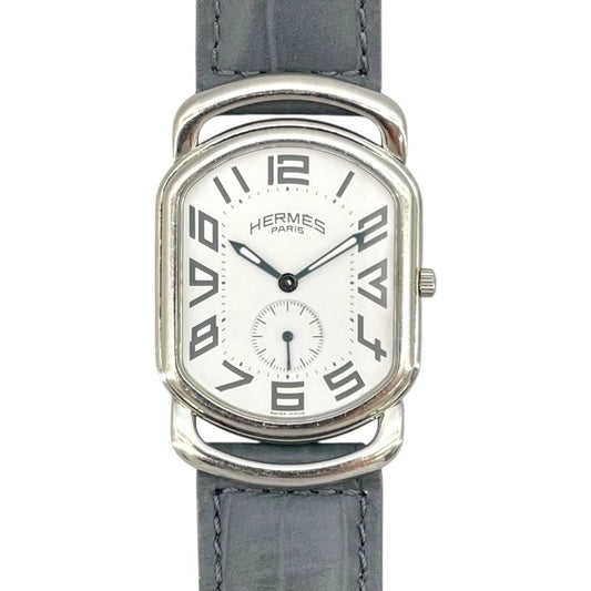 HERMES Rally RA1.810 White SS Ladies Watch - Timeless Elegance