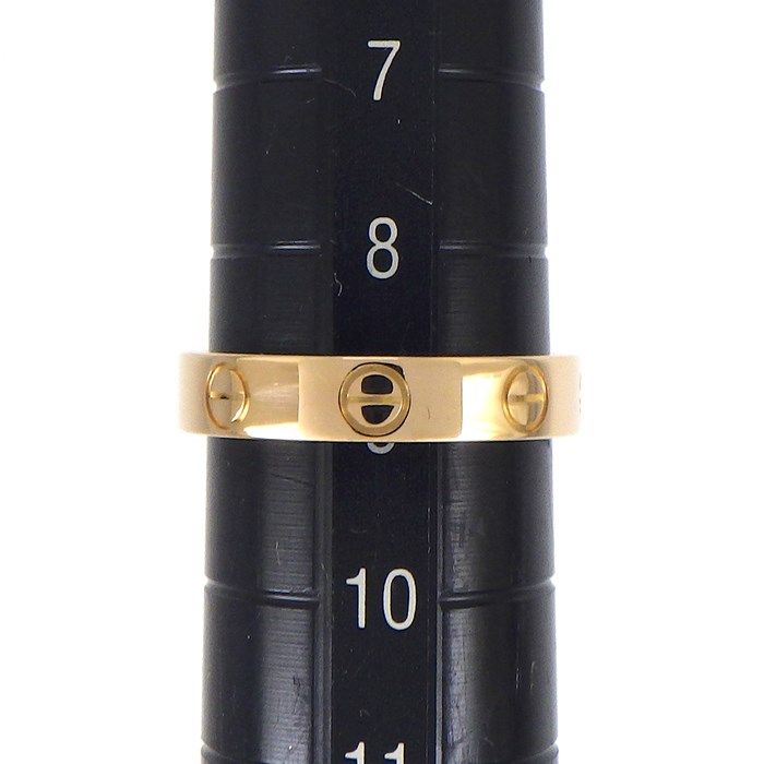 Cartier Love Ring Small Model B4085200 in K18 Pink Gold - Size 9