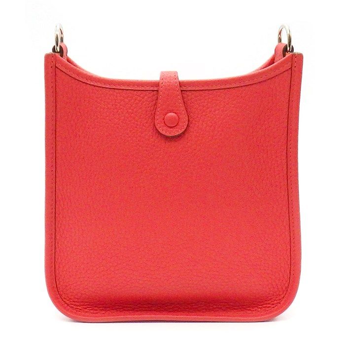 HERMES Evelyne TPM Shoulder Bag - Rouge Pivoine & Rose Sakura