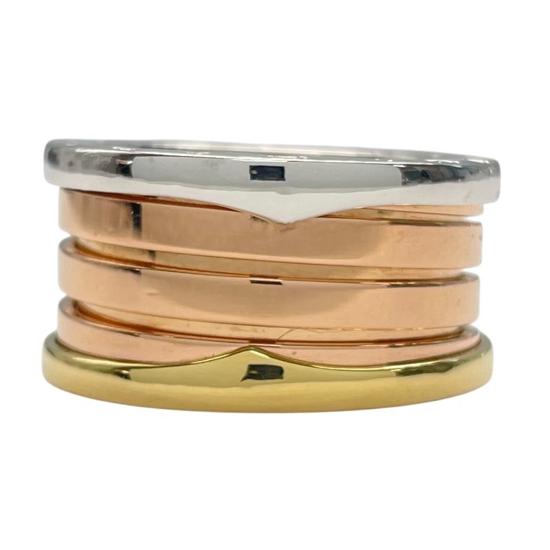 BVLGARI B.zero1 Perfect Mystery Ring in K18 Yellow, Pink & White Gold