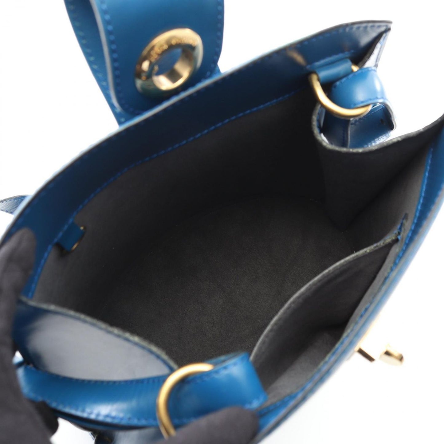 Louis Vuitton Cluny Epi Toledo Blue Shoulder Bag - Timeless Elegance