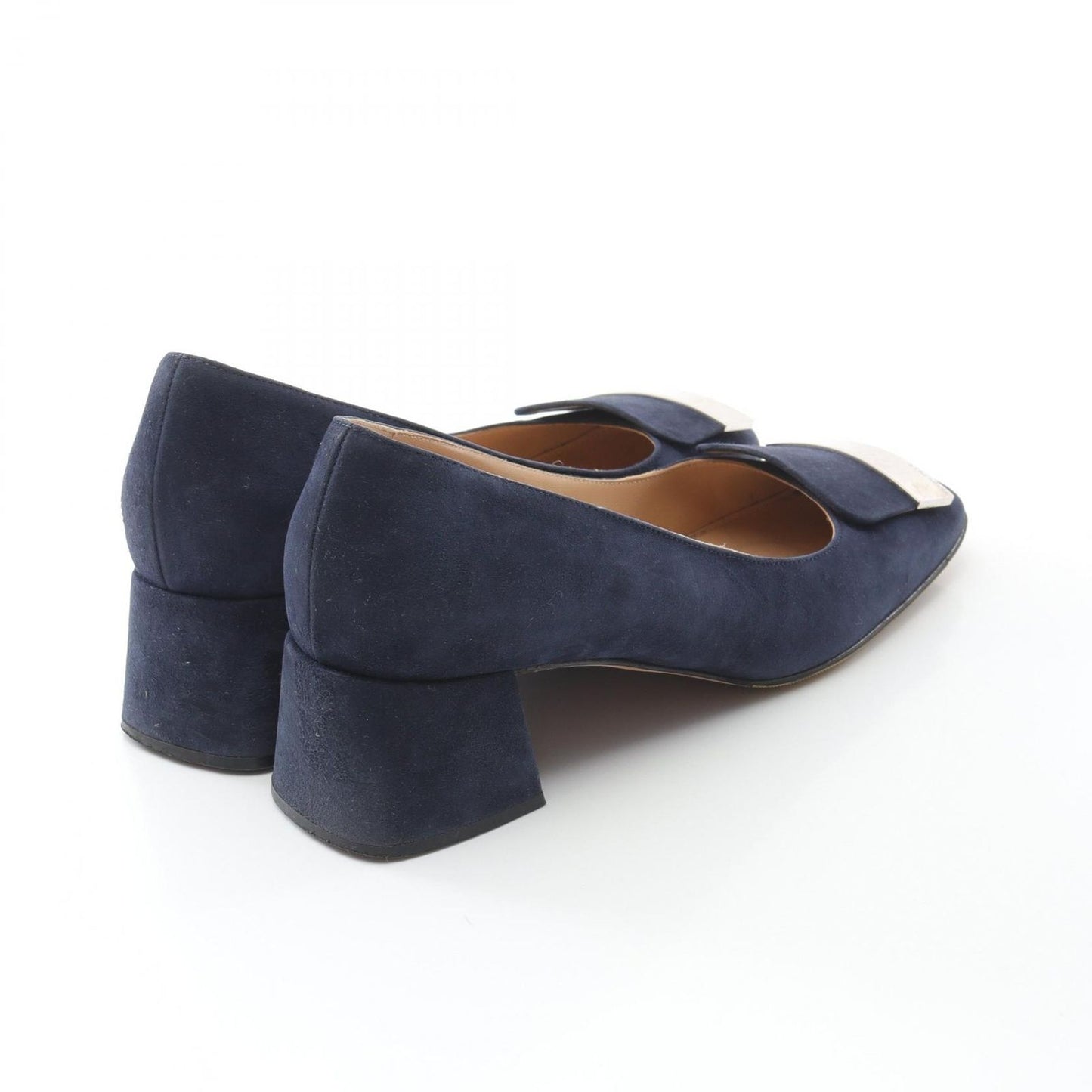 Sergio Rossi Navy Suede Pumps - Elegant Italian Craftsmanship