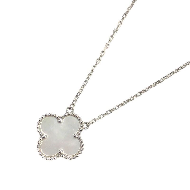 Van Cleef & Arpels Vintage Alhambra Necklace in 750WG & MOP